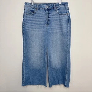 Old Navy Damen 14 Raw Hem Extra High Rise Sky Hi A Line Wide Leg Jeans - Bild 1 von 13
