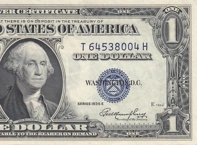 1935-E UNITED STATES SILVER CERTIFICATE $1 "T" (( GEM UNC )) - Image 1 of 4