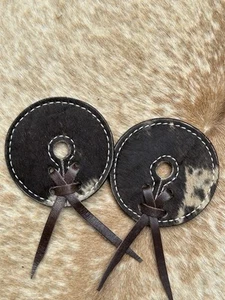 Protectores de brocas de cuero genuino para cabello tamaño de 3" evitar frotar tachuelas de caballo envío gratuito - Imagen 1 de 6