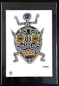 Keith Haring - 60x40 cm mit einem hochwertigen Passepartout Auflage Nr.29/250 - Bild 1 von 3