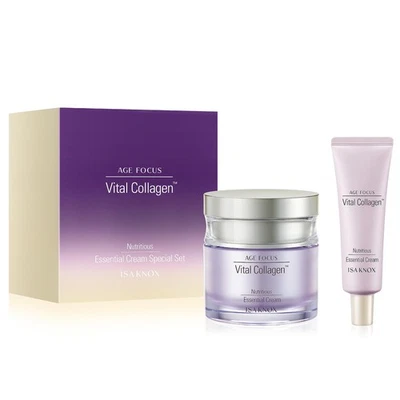 Crema esencial AGE FOCUS VITAL COLÁGENO (2,4 fl oz) - Cuidado de la piel coreano, hidratante... Foto 1 de 4
