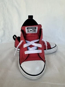 Converse All Star Chuck Taylor Low Top Sneakers Toddler Size 9 Red - Picture 1 of 9
