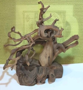Vintage Solid Driftwood Root Sculpture Decor Organic Jewelry Display - Picture 1 of 18