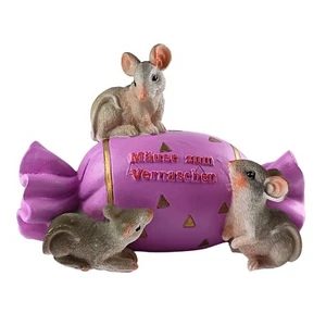 Spardose Mäuse zum Vernaschen Geschenk Geburtstag Sparbüchse Maus - Bild 1 von 5
