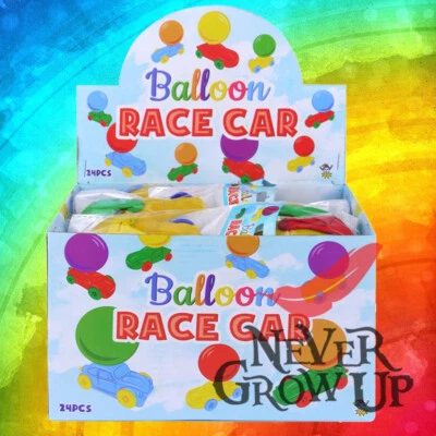 [NGU🪶] Brand New Balloon Race Car (Pack of 4) *R.A* - Image 1 of 4