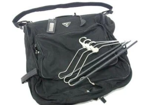 PRADA Garment Cover Shoulder Bag Nylon Black 53cm x 108cm for Travel Auth - Picture 1 of 8