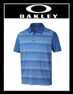 OAKLEY MADCAP POLO GOLF HYDROLIX FABRIC SHIRT TOP COLOR OZONE (NEW) MSRP $75 - Picture 1 of 5