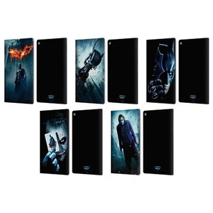 OFFICIAL THE DARK KNIGHT KEY ART LEATHER BOOK WALLET CASE COVER FOR AMAZON FIRE - Picture 1 of 11