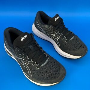 Asics Gel-Cumulus 22 Womens Size 7 Black White Shoes Sneakers Running 1012A741