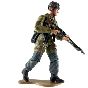 Juguetes del siglo XXI 1:18 Ultimate Soldier Segunda Guerra Mundial alemán MG42 artillero paracaidista - Imagen 1 de 5
