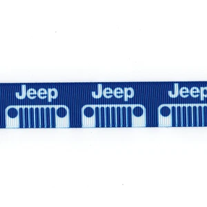 Blue Jeep 7/8" Grosgrain Ribbon 1,3,5,10 Yard - Picture 1 of 1
