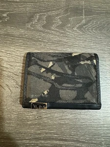 Tumi Alpha SLG Bifold Wallet Card Case Camo Print Nylon - Picture 1 of 14