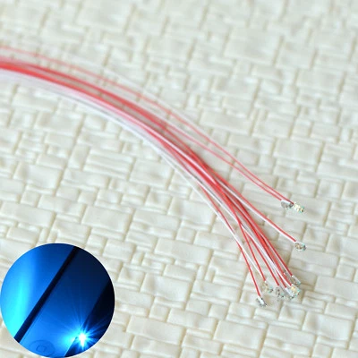 10 x auto flash blink twinkle blue 0805 SMD nano led Wired Police ambulance car - Image 1 of 4