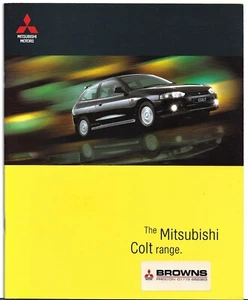 Mitsubishi Colt 1998-2000 UK Market Sales Brochure 1.3 GL 1.6 GLX GLS - Picture 1 of 2