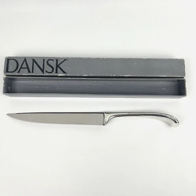 DANSK посеребренный TORUN торт нож резьба модернистский сделано в Италии 13» 02122 - Изображение 1 из 4