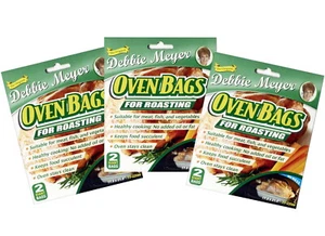 (3 pack) Debbie Meyer Oven Bags for Roasting - 6 Giant Bags, 17.5" x 21.5" - Picture 1 of 2