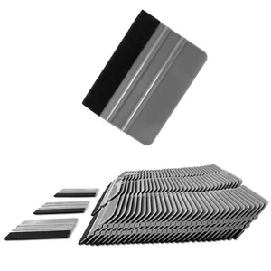 100 PCS Vinyl Wrap Tool Felt Squeegee for Window Tint Application Carbon Fiber - Picture 1 of 15