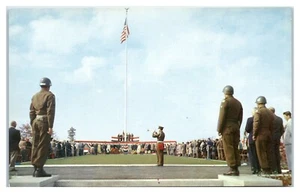 Delaware Memorial Bridge Dedicated to WWII & Korea Dead in New Castle Postcard - Imagen 1 de 2