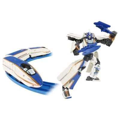 Takara Tomy Plarail Shinkarion Z E7 Kagayaki Shinkansen deformation Robo Toy - Image 1 of 4