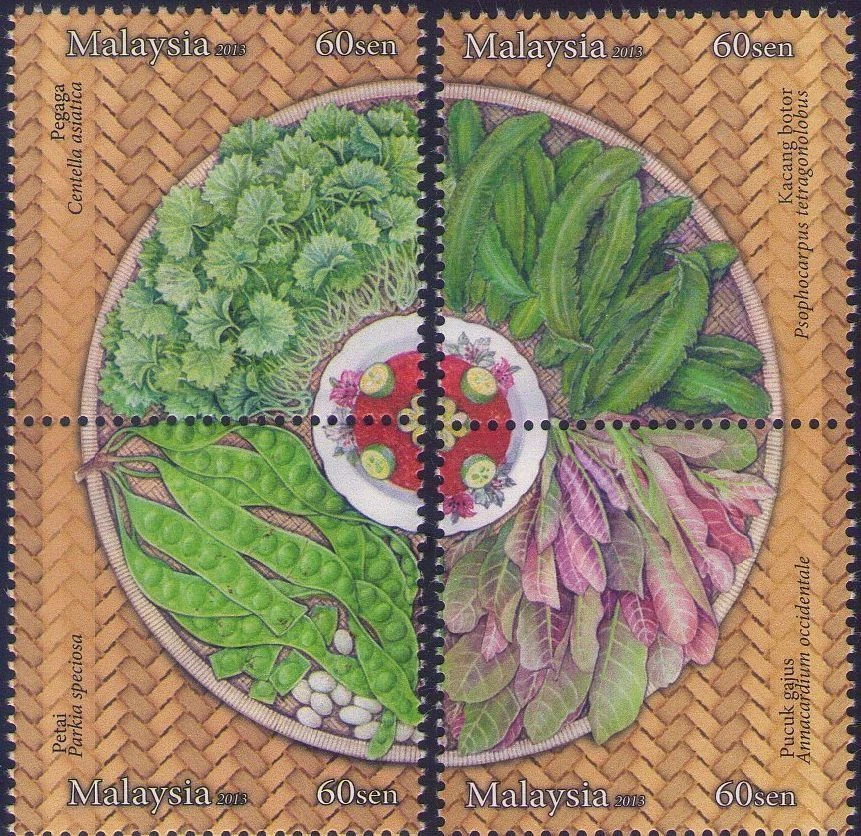 Malaysia 2013 Malaysian Salad ~ Mint - Image 1 of 1