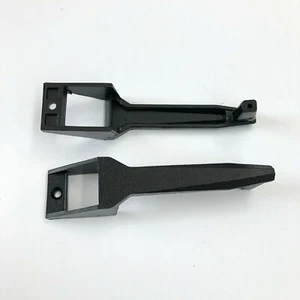 COPPIA MANIGLIE MANIGLIA PER PORTA PORTIERA NERO NERE PIAGGIO APE 50 - Imagen 1 de 1