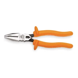 KLEIN TOOLS 12098-INS Linemans Plier,8-7/8" L,Ergonomic 1N043 - Picture 1 of 2