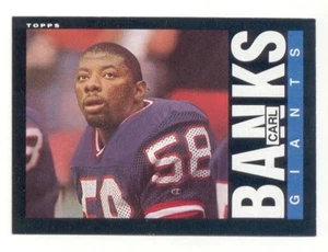 Tarjeta de novato 1985 Topps Carl Banks New York Giants - Imagen 1 de 1