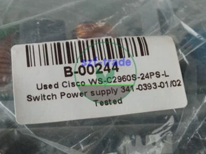 Used Cisco WS-C2960S-24PS-L Switch Power supply 341-0393-01/02 Tested - Afbeelding 1 van 1