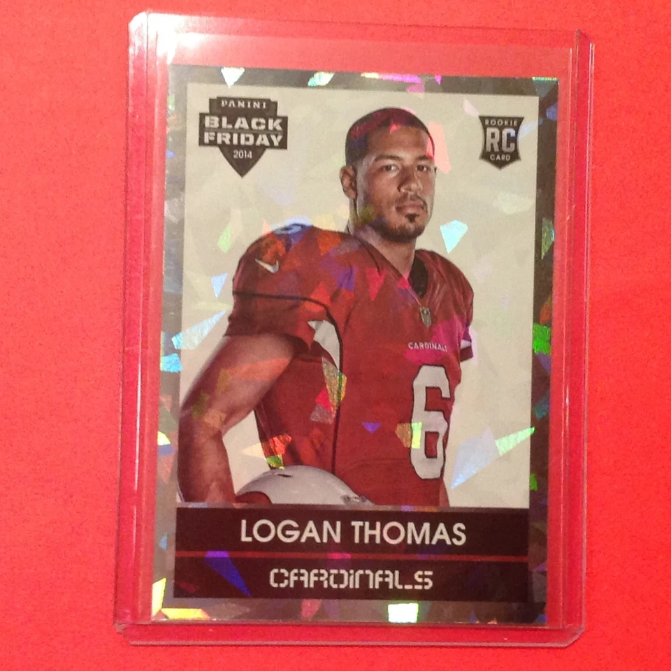 LOGAN THOMAS #8 RC 19/25 Made Cracked Ice 2013/14 2014 panini Black Friday - Image 1 of 1