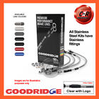 Goodridge Stainless CLG Hoses For E-Type S2 (Not 2+2) 4.2 69-71 SJA0304-3C-CLG