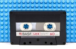 BASF LH-X 60 TYPE I BLANK CASSETTE TAPE (1) (USED) - Picture 1 of 5