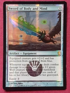 Magic The Gathering FROM THE VAULT RELICS FOIL SWORD OF BODY AND MIND FTV MTG - Picture 1 of 2