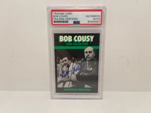 Bob Cousy Trading Card PSA/DNA Certified Authentic Auto Card 16 Cousy Collection - Picture 1 of 6