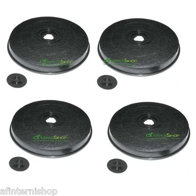 FILTRO PER CAPPA A CARBONI ATTIVI 4 4PZ Ø233 H20 FABER ARISTON ZANUSSI C00090694