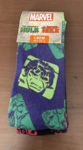 Loot Wear Exclusive Incredible Hulk & She-Hulk Crew Socks Set of 2 NEW - Picture 1 of 2