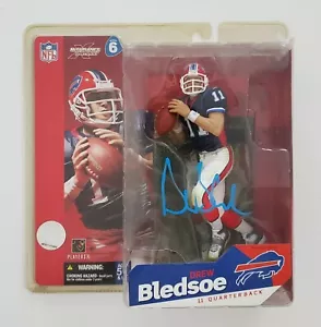 Drew Bledsoe Signed McFarlane Action Figure Toy Buffalo Bills Patriots RAD - Picture 1 of 3