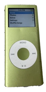 Apple iPod Nano 2nd Generation Green (4GB) A1199 Retro (faulty) - Picture 1 of 4