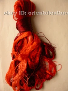 Chinese 100%real natural mulberry silk,hand-dyed embroidery silk floss/thread - Picture 1 of 4