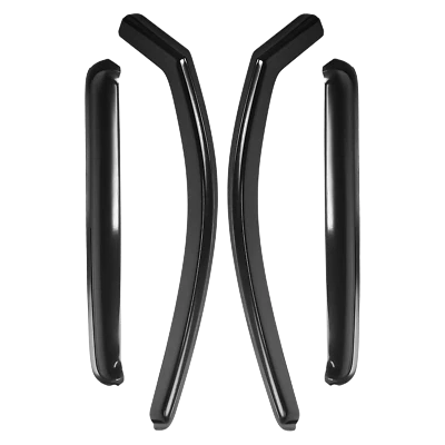 Janela de fumaça no canal para 2005-2015 Toyota Tacoma Crew Cab Visor Rain Guard - Imagem 1 de 4