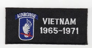 173rd Airborne Vietnam - Parche de unidad y fecha BC Patch Cat No L224 - Imagen 1 de 1