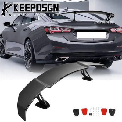 For Chevy Chevrolet Malibu Rear Trunk Spoiler Wing GT Style Racing CARBON FIBER - Image 1 of 4
