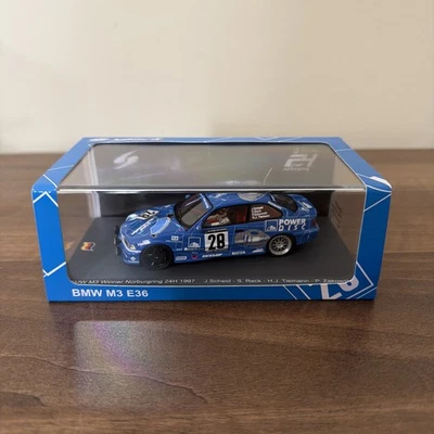 BMW M3 E36 #28 Spark 43SOLO 1997 ganador 24 horas Nurburgring 1997 - escala 1/43 Foto 1 de 4