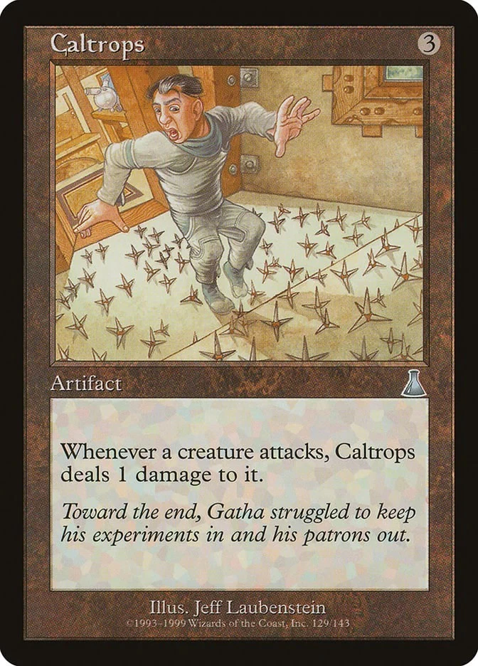 Caltrops - 129 / English / Moderately Played - Image 1 of 1