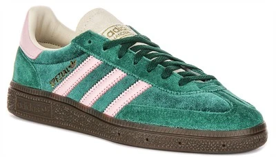 Adidas Handball Spezial Suede Lace Up Scarpe Da Donna In Verde Rosa UK 4 - 8 - Immagine 1 di 4