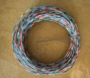 50 feet ~ Bell ~ Lucent ~ Cross Connect Telephone Wire ~ 3Pair / 24 AWG - Picture 1 of 4