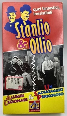 VHS STANLIO E OLLIO - ALLEGRI LEGIONARI - UN SALVATAGGIO PERICOLOS [IL SESTANTE] - Immagine 1 di 4