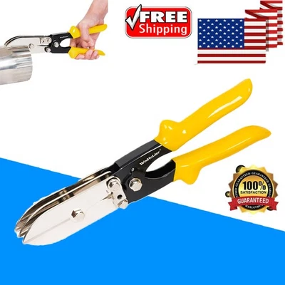 5 Blade Sheet Metal Crimper for 24-28 Gauge Duct Downspout HVAC Crimp Cutter - Image 1 of 2