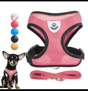 Soft Dog Harness Reflective Mesh Adjustable Vest No Pull Comfort for Puppy & Dog - Picture 1 of 5