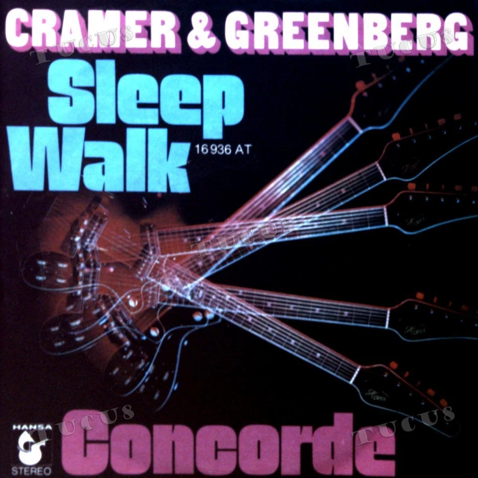 Cramer & Greenberg - Sleep Walk / Concorde GER 7in 1976 (VG+/VG+) '* - Image 1 of 1