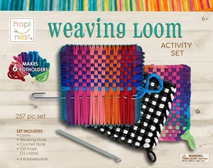 Make Your Own Potholders Weaving Loom for Kids, Weaving Loom Kit, Pot Holder Loo - Picture 1 of 12
